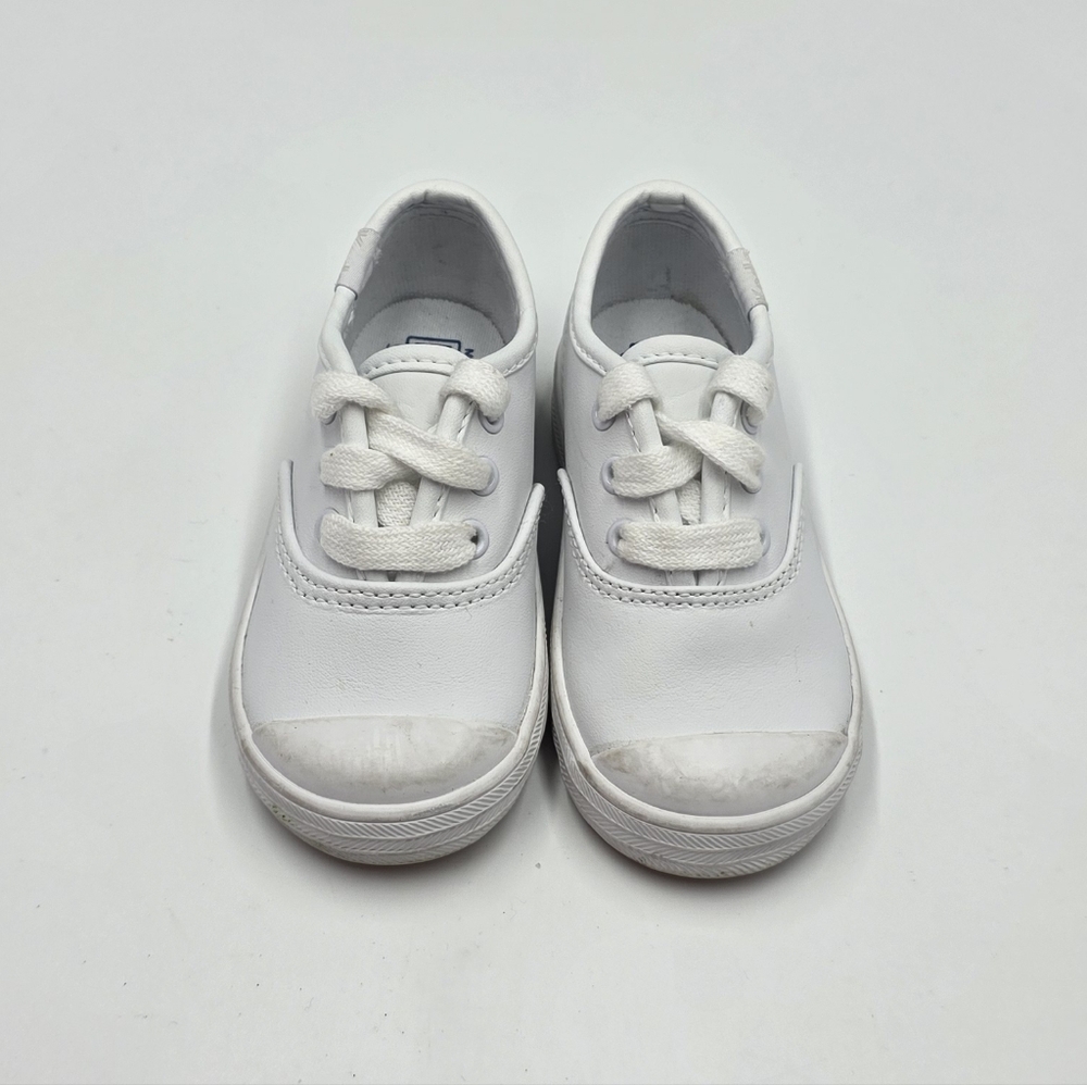 Keds little kids Champion Toe Cap white sneakers size 6 - Picture 2 of 9